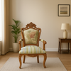 Heritage Floral Royale Teak Armchair