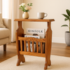 Willow Teak Magazine Side Table