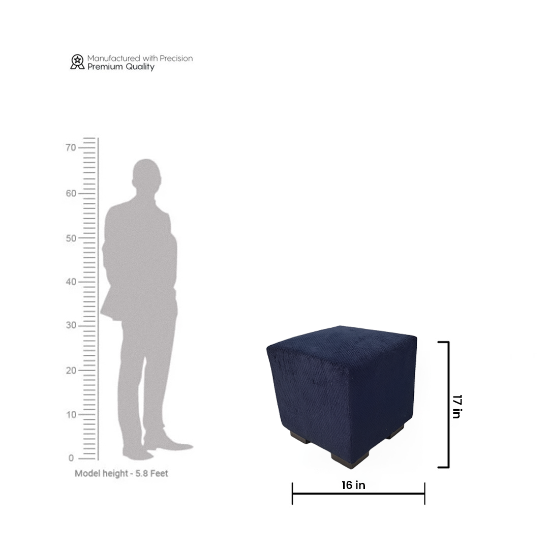 Midnight Cube Ottoman