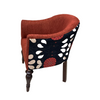Blossom Curve Chair - Burgundy