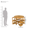 The Walnut Nest Dining Set