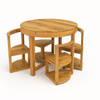 The Walnut Nest Dining Set