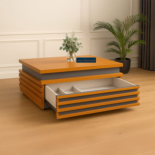 Modern Storage Bench - Umber
