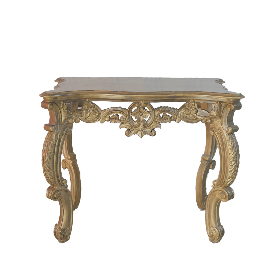 Imperial Gold Carved Accent Table