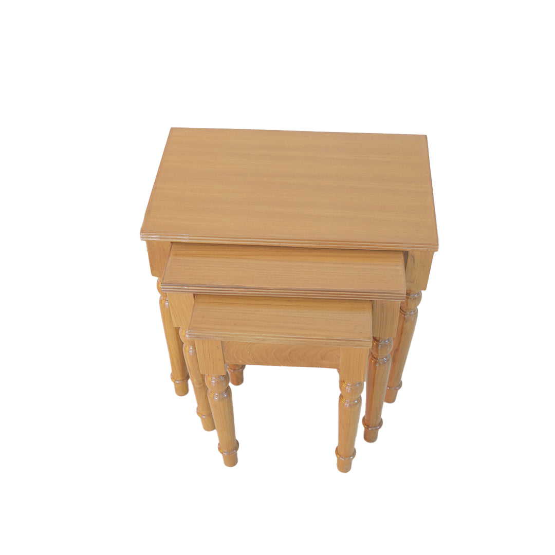 Walnut Nesting Table Trio
