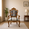 Heritage Floral Royale Teak Armchair