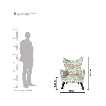 Majestic Boho Wing Chair