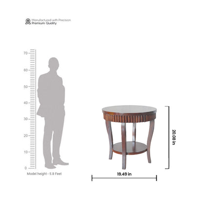 Regal Groove Round End Table