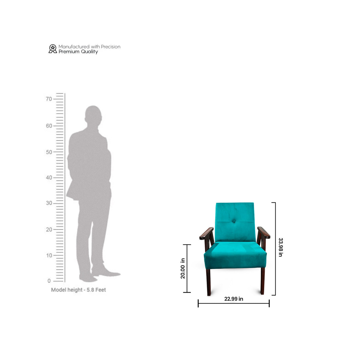 Teal Lounge Chair
