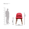 Crimson Deco Chair (Set of 2)