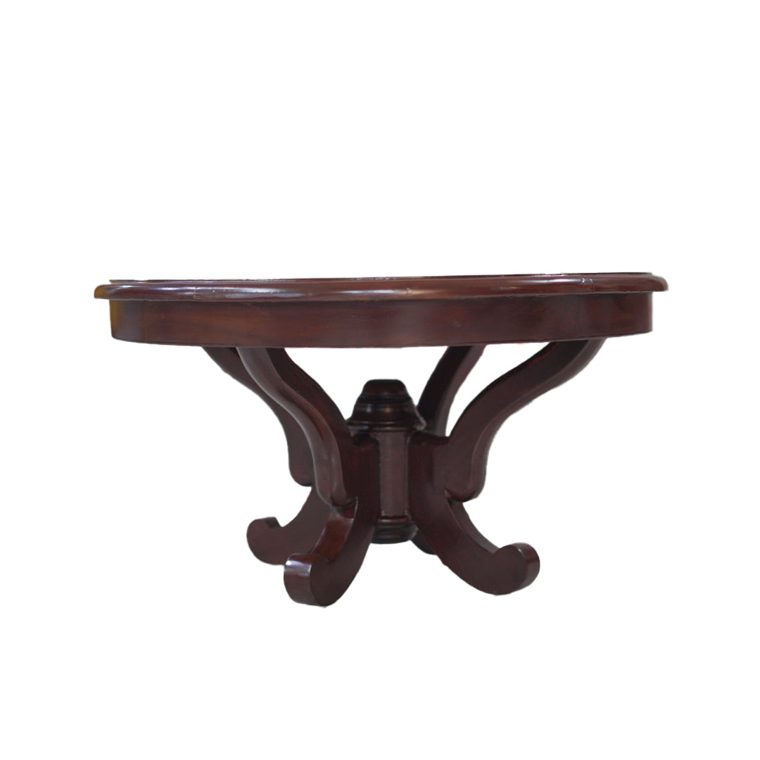Royal Walnut Round Tea Table
