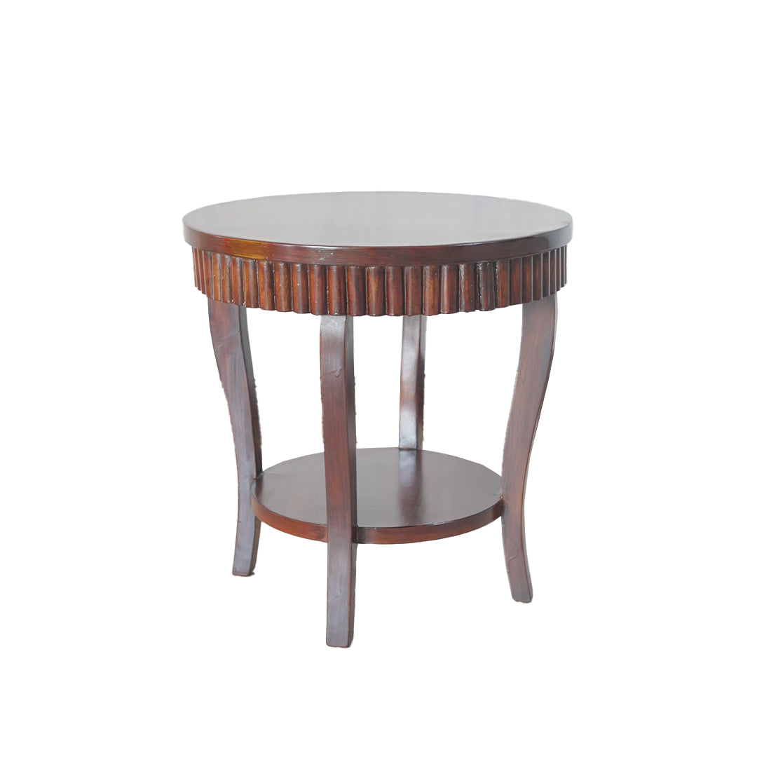 Regal Groove Round End Table