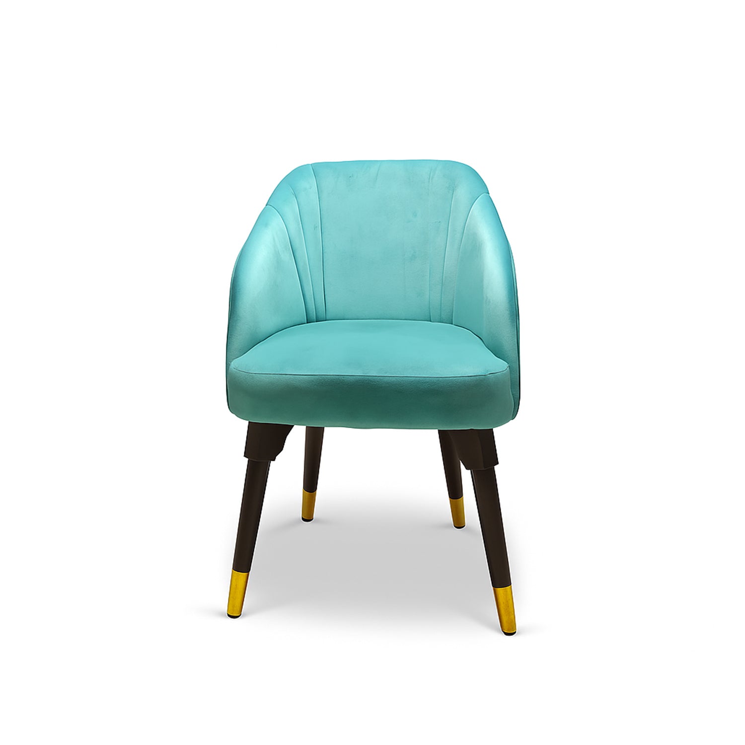 Velvet Shell Armchair Set of 2
