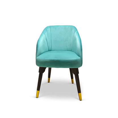 Velvet Shell Armchair Set of 2