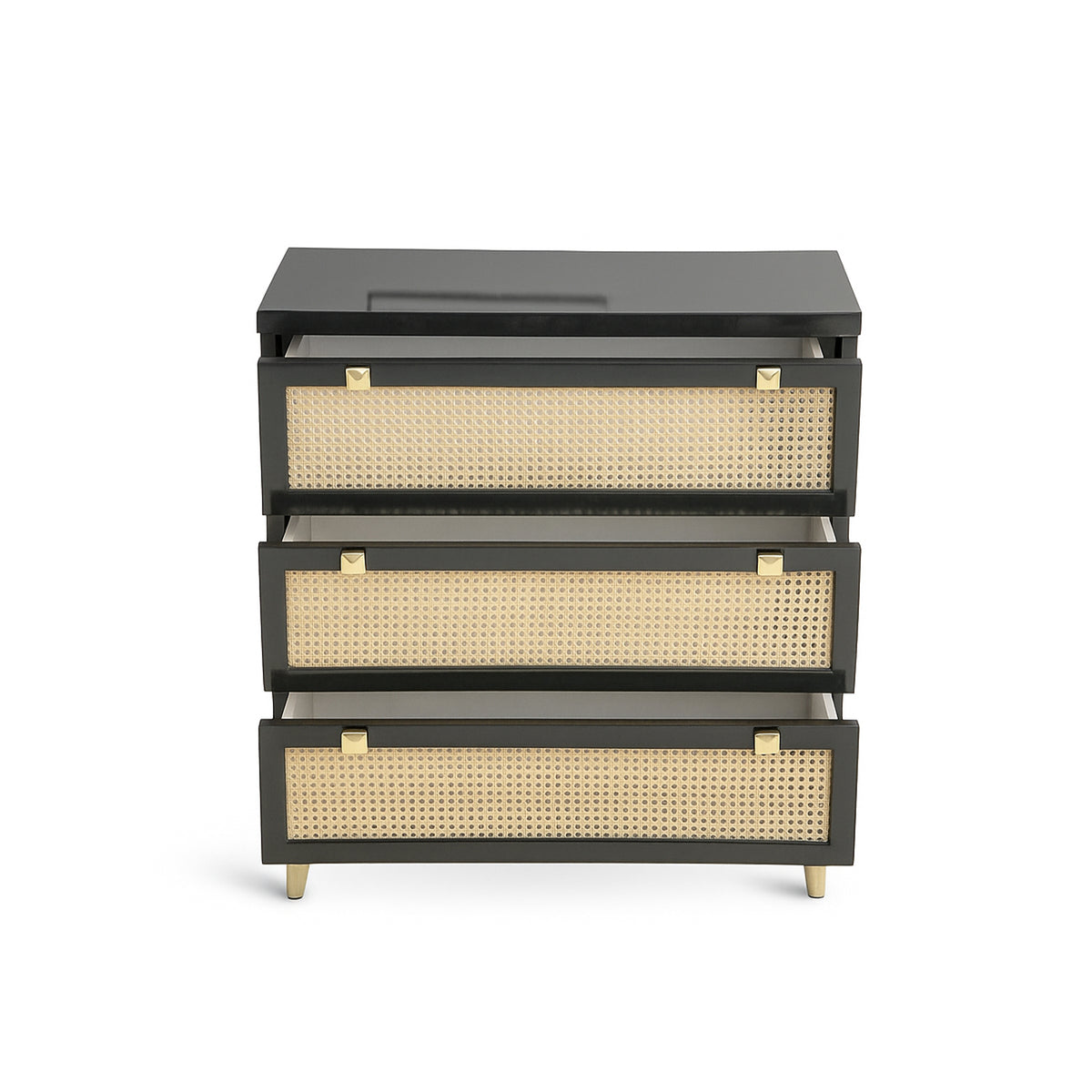 Noir CaneCraft Chest of Drawers