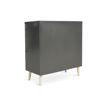Noir CaneCraft Chest of Drawers