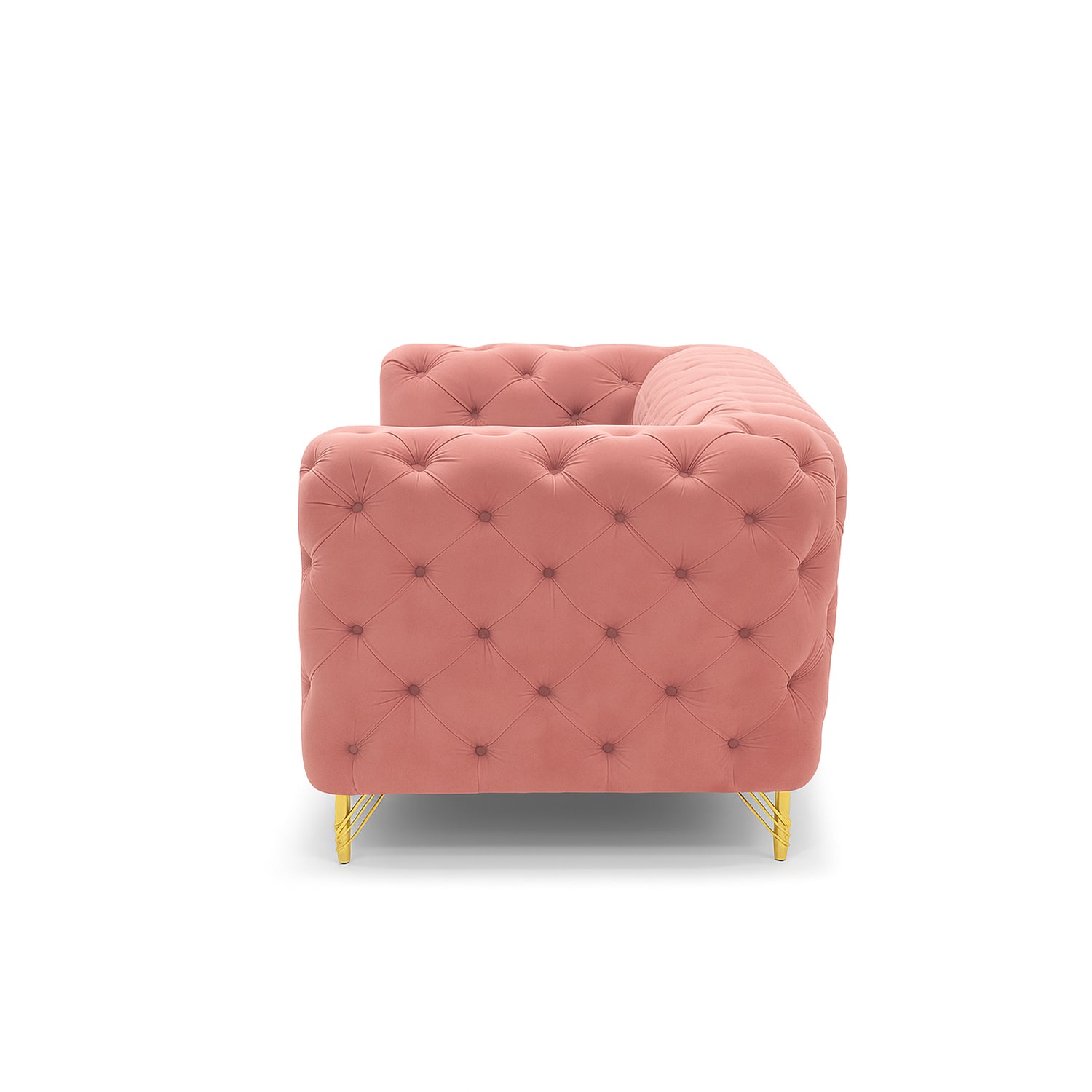 Blush Royale Velvet Sofa Set