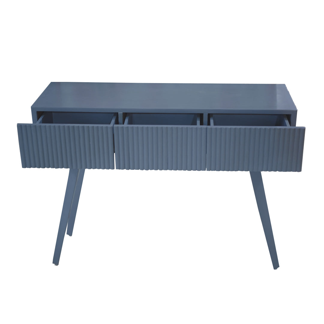 RippleText Teak Console Table

